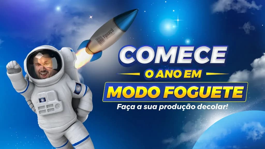Comece 2026 em Modo Foguete: mais produção, mais qualidade e mais competitividade