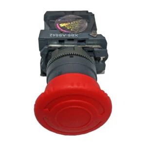 Botão Cogumelo Emerg. Vermelho