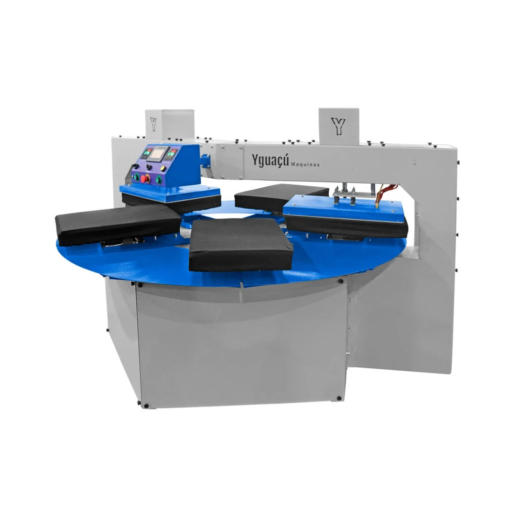 Prensa Térmica Automática Carrossel DTF - Imagem 3