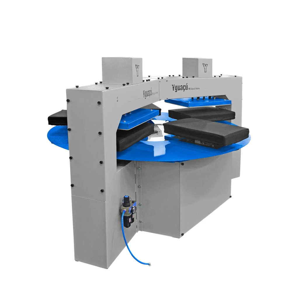 Prensa Térmica Automática Carrossel DTF - Imagem 4